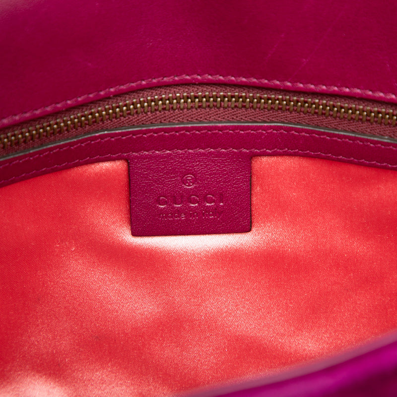 Medium GG Marmont Matelasse Velvet Shoulder Bag - Image 5