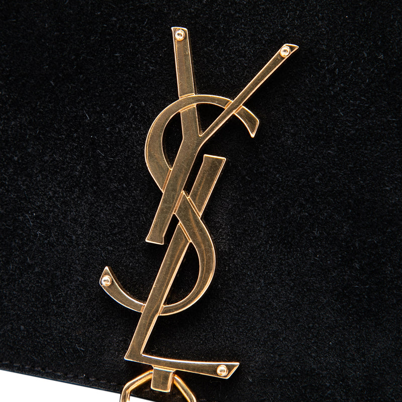 Small Velvet Monogram Kate Tassel Crossbody - Image 5