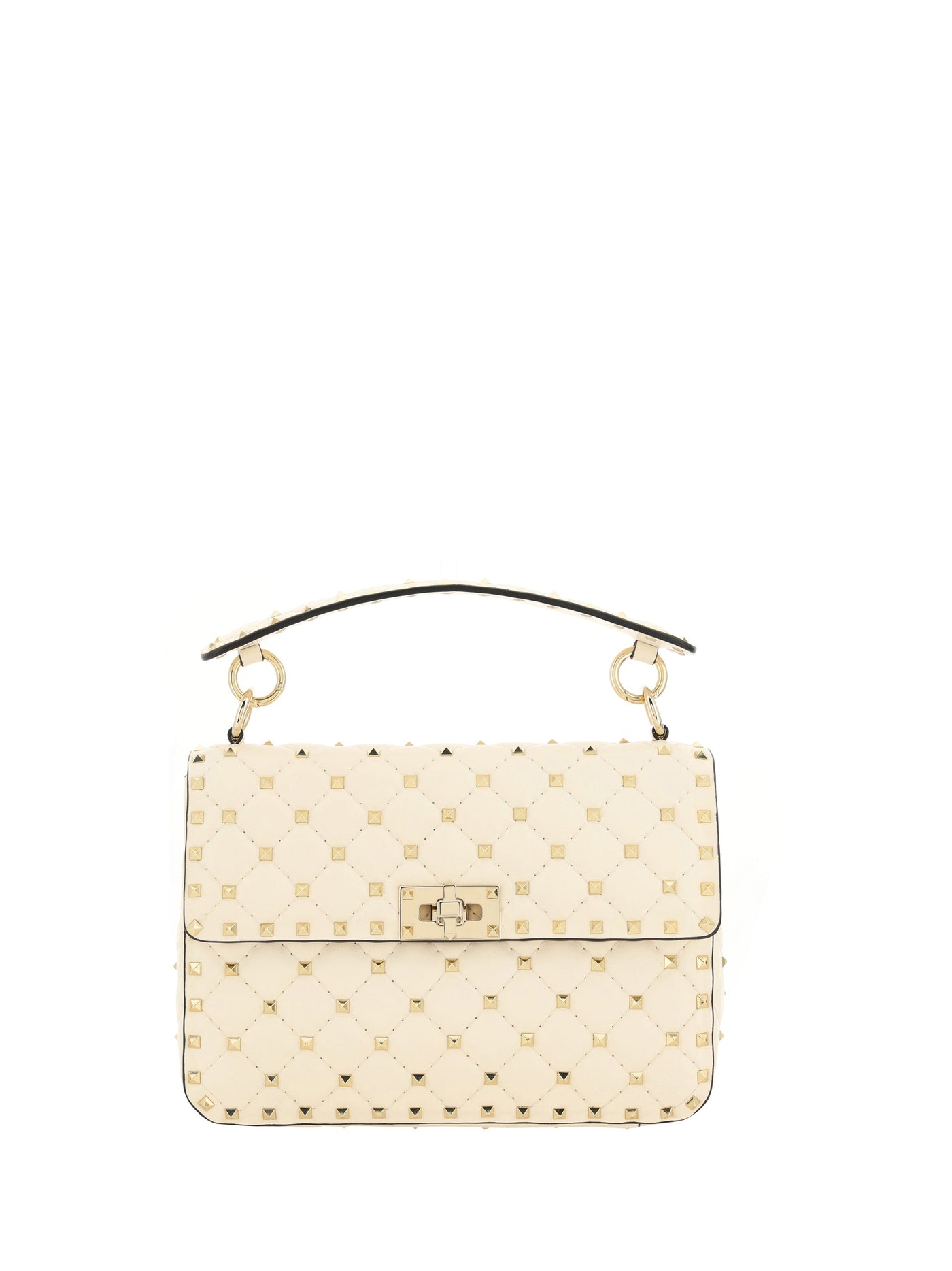 Valentino Garavani Shoulder Bag — Beige Lamb Ovis Aries