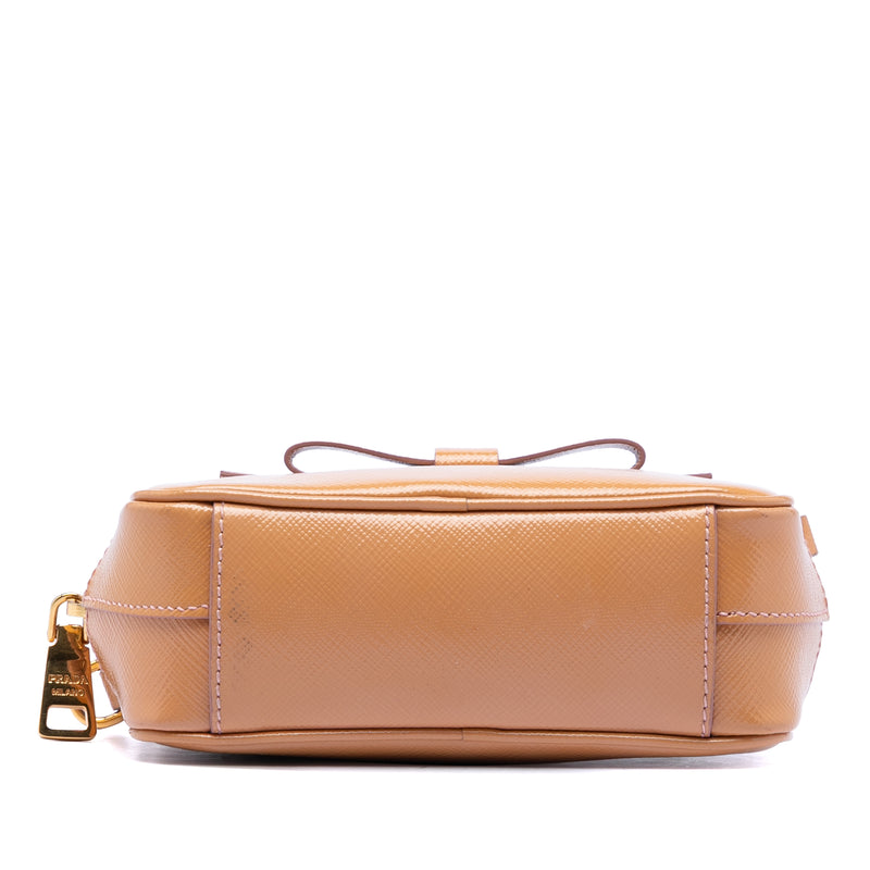 Saffiano Vernice Bow Camera Bag - Image 3