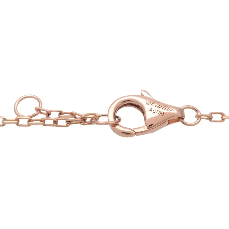 Cartier Trinity Chain 18k Tricolor Gold And Diamond Yellow_gold Bijoux
