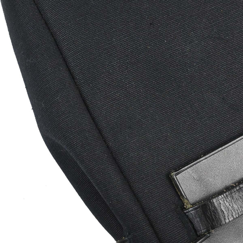 Hermes Herbag Toile And Leather Black Canvas Bag