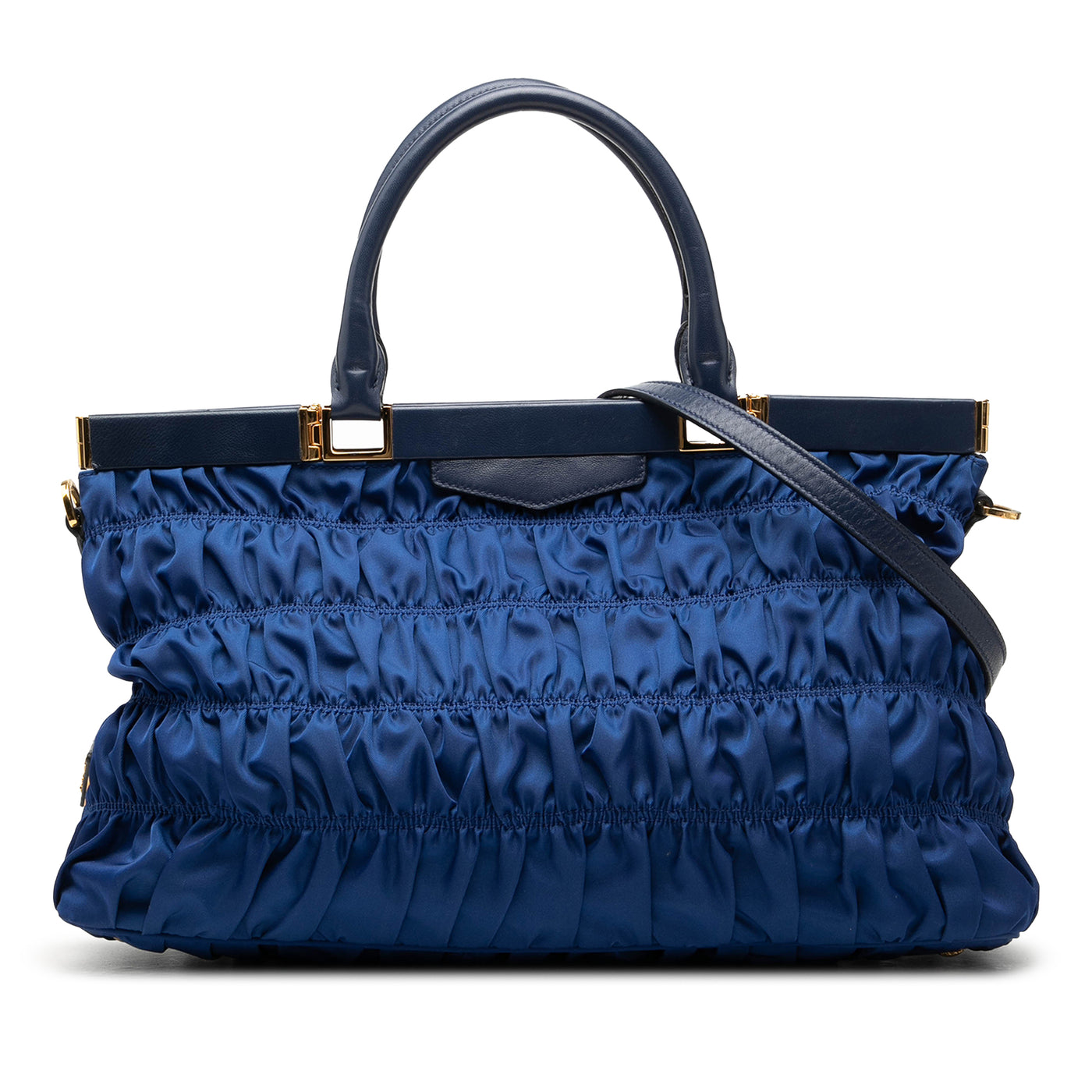 Tessuto Gaufre Frame Satchel - Image 1