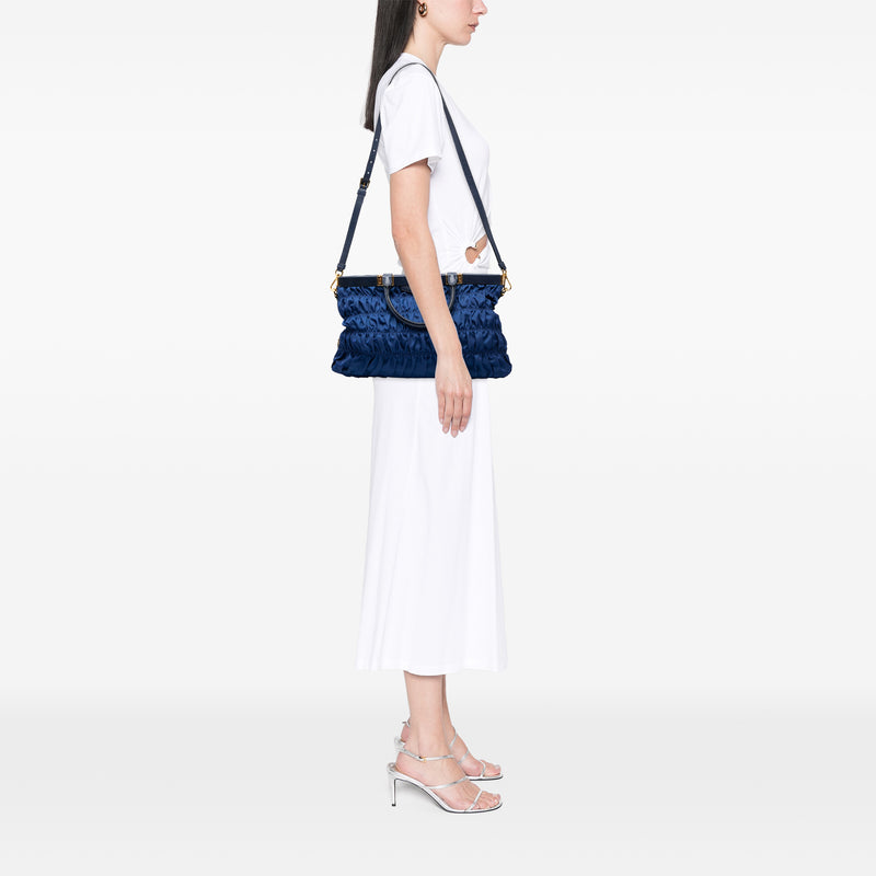 Tessuto Gaufre Frame Satchel - Image 6