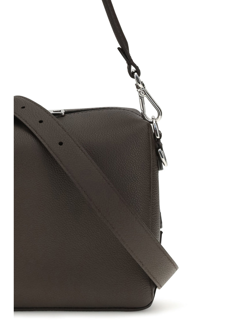 Fendi Shoulder Bag — Brown Calf Leather Bos Taurus