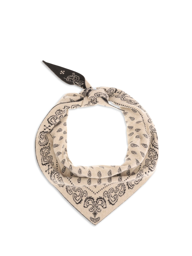 Guest Residence Wild Rag Scarf — Black Kashmir/capra Hircus Scarfs