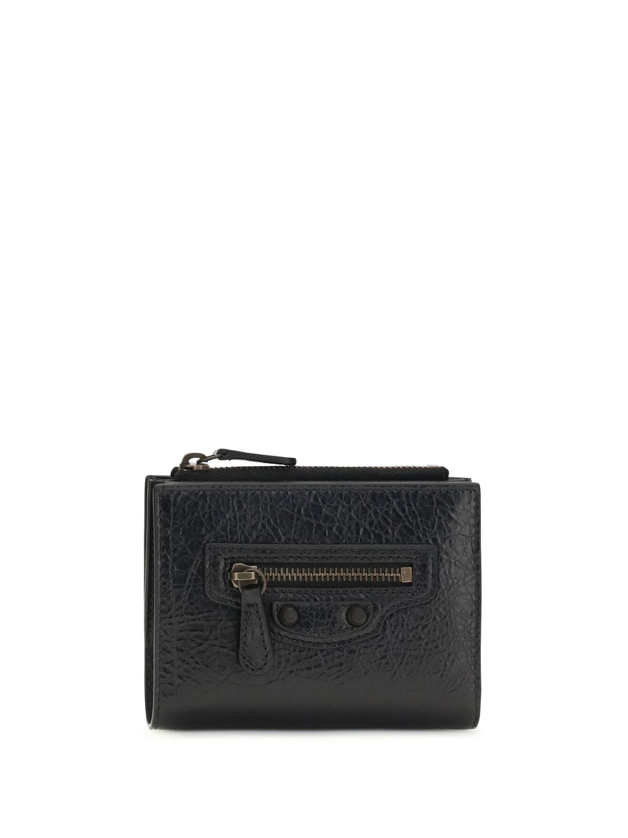 Balenciaga Le City Wallet — Black Lamb Ovis Aries