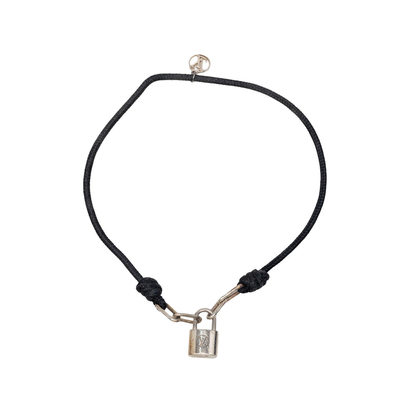 Unicef Sterling Silver and Cord Lockit Bracelet
