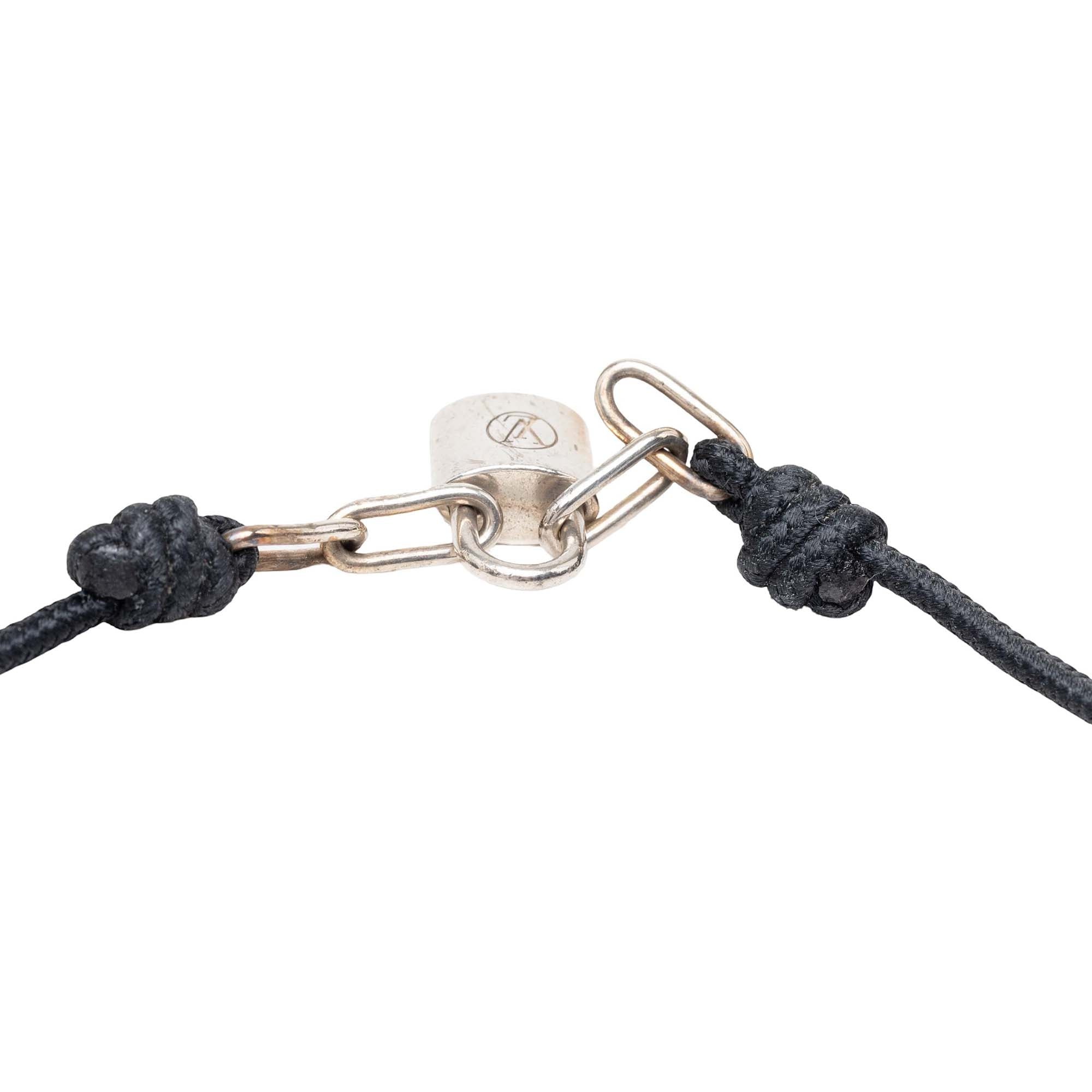 Unicef Sterling Silver and Cord Lockit Bracelet - Image 4