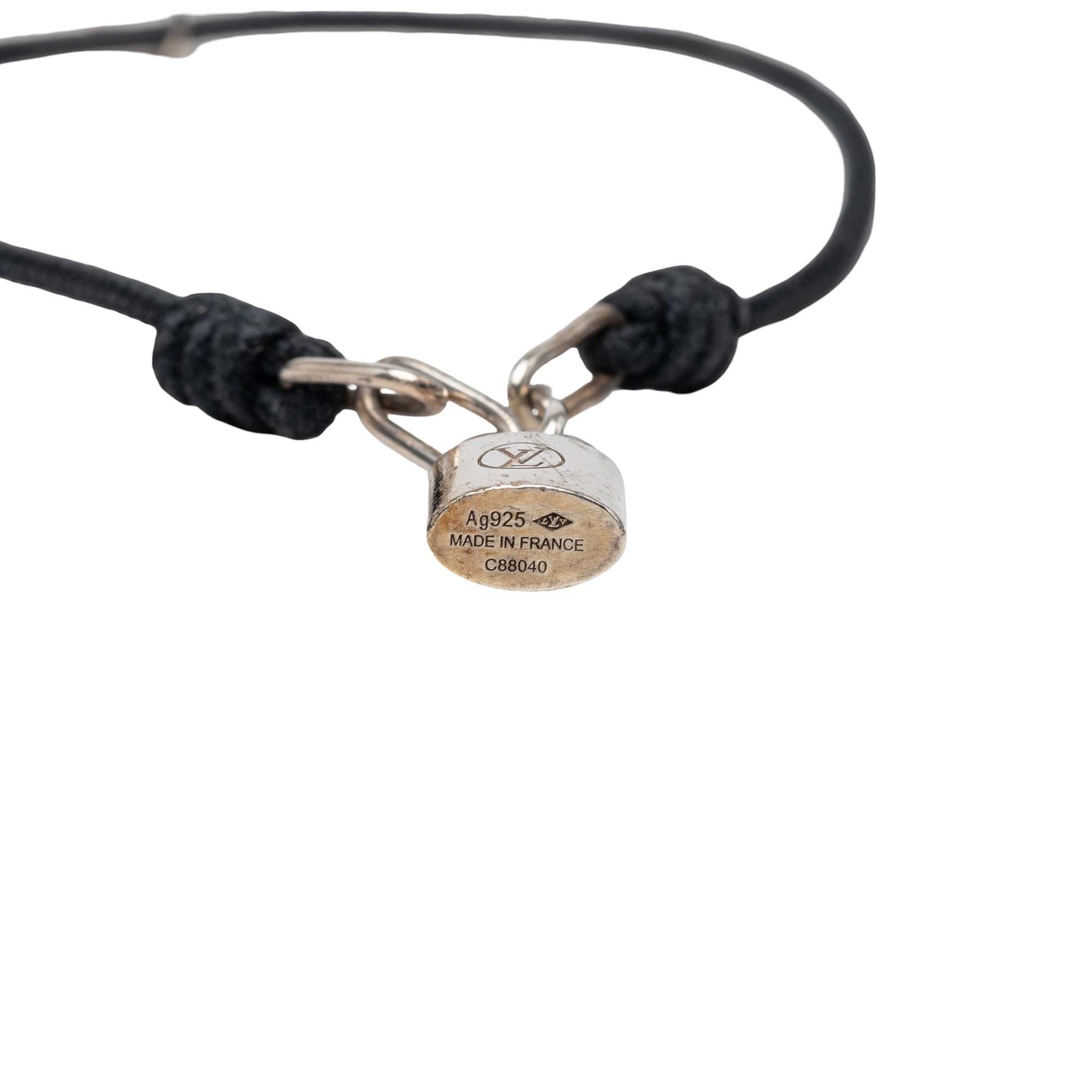 Unicef Sterling Silver and Cord Lockit Bracelet - Image 5