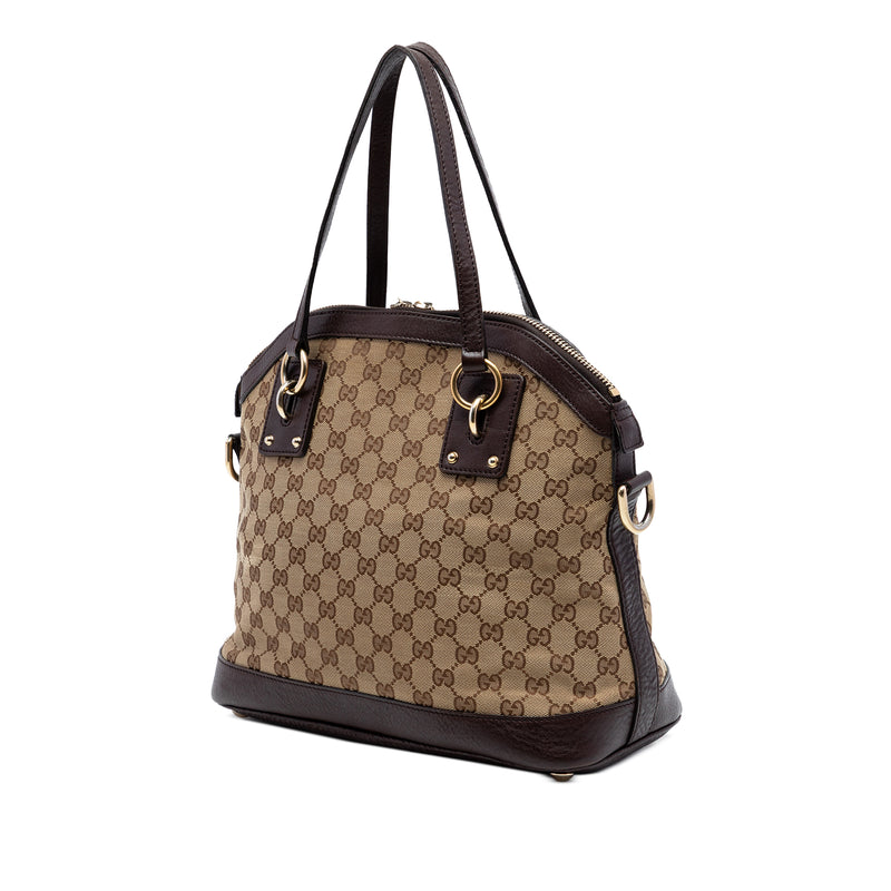Medium GG Canvas Charm Dome Satchel - Image 2