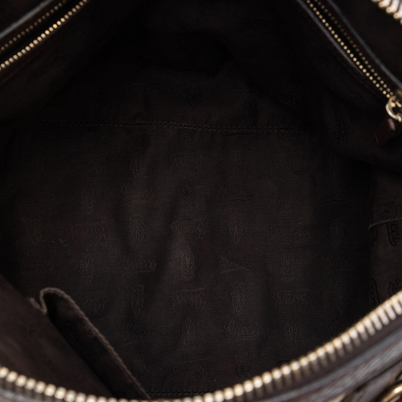 Medium GG Canvas Charm Dome Satchel - Image 4