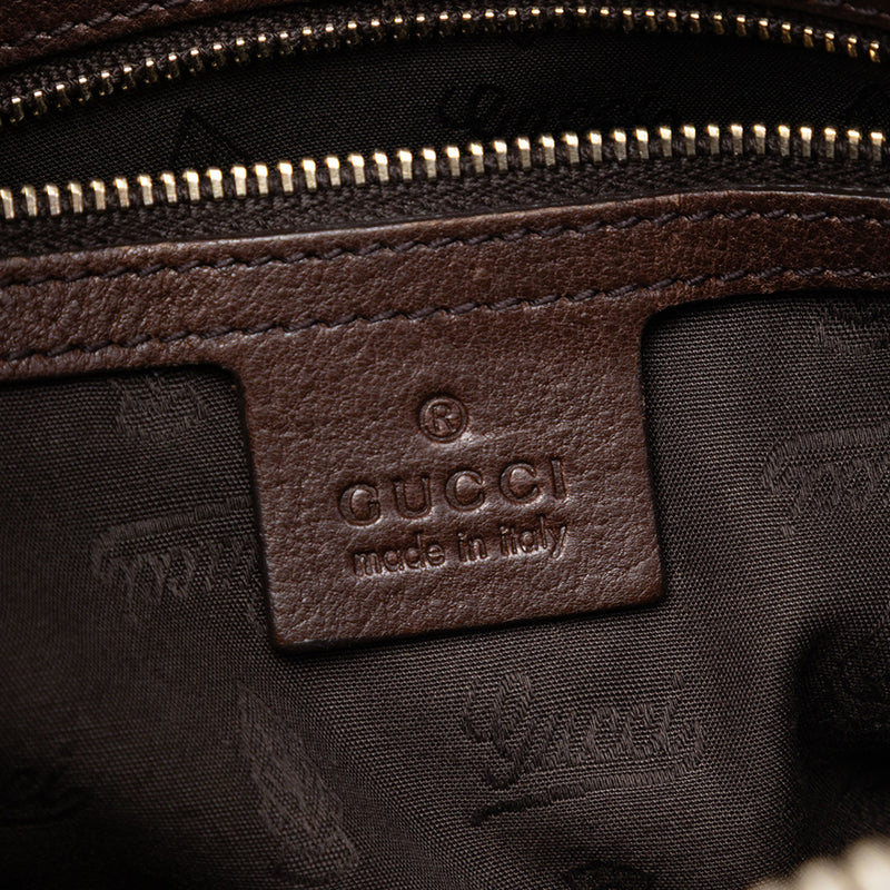 Medium GG Canvas Charm Dome Satchel - Image 5