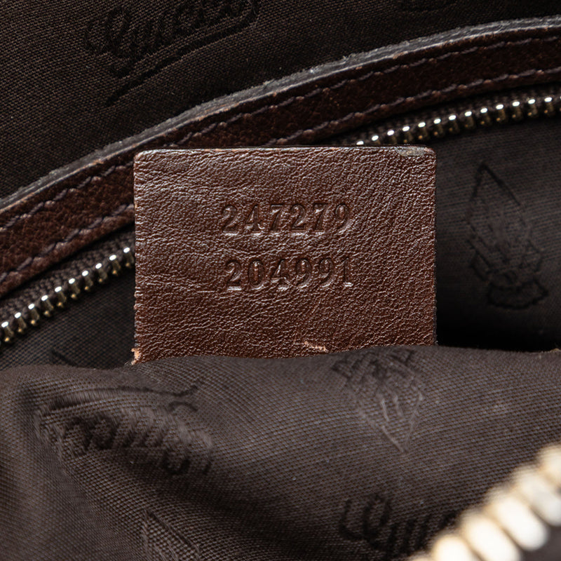 Medium GG Canvas Charm Dome Satchel - Image 6