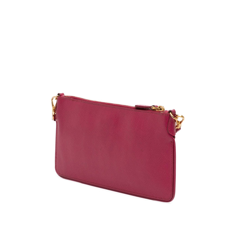 Saffiano Lux Top Zip Crossbody - Image 2