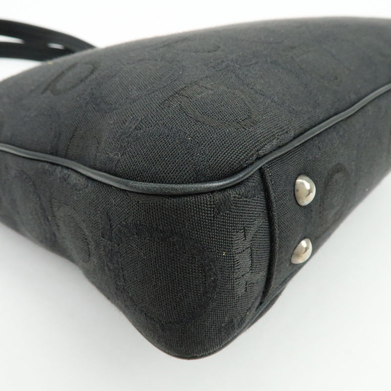 Salvatore Ferragamo Gancini Tote Canvas Black