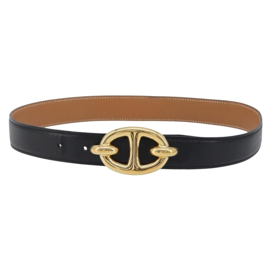 Hermes Chaine Dancre Belt Leather Gold
