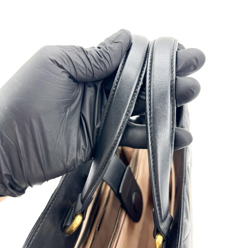 Gucci Gg Marmont Matelasse Leather Black Bag