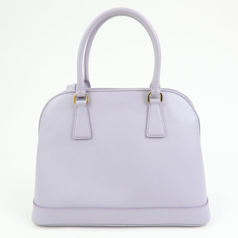 Prada Open Promenade Saffiano Leather Purple Bag