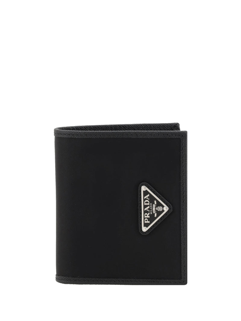 Prada Re-Nylon Bifold Wallet — Black