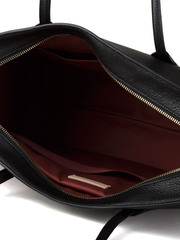 Coccinelle Myrtha26 Shoulder Bag — Black Cowhide
