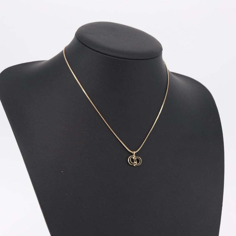 Christian Dior Vintage Cd Pendant Metal Gold Bijoux