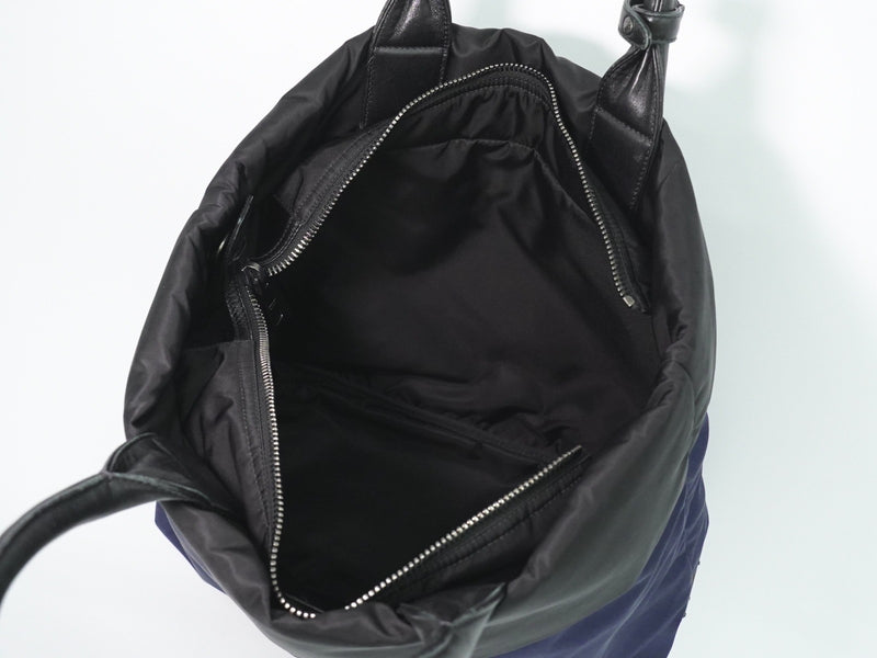 Prada Convertible Double Tessuto Navy Nylon Bag