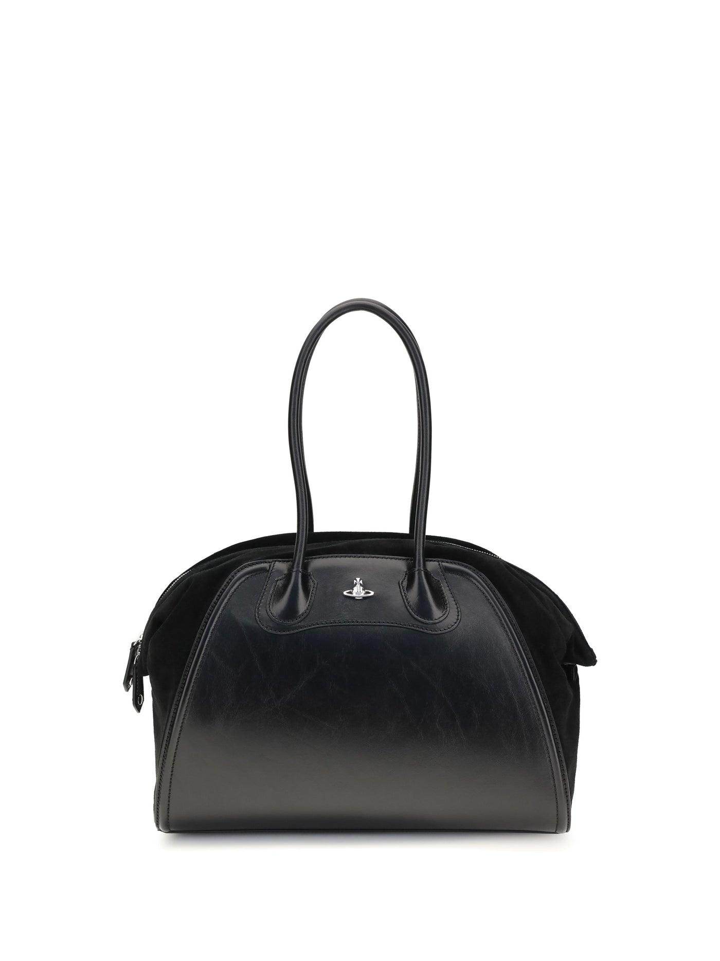 Vivienne Westwood Shoulder Bag — Black Calf Leather