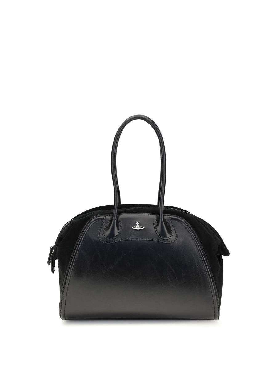Vivienne Westwood Shoulder Bag — Black Calf Leather