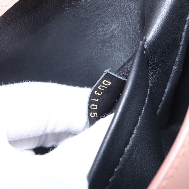 Louis Vuitton Sac Triangle Embellished Glazed Calfskin Pink Leather Bag