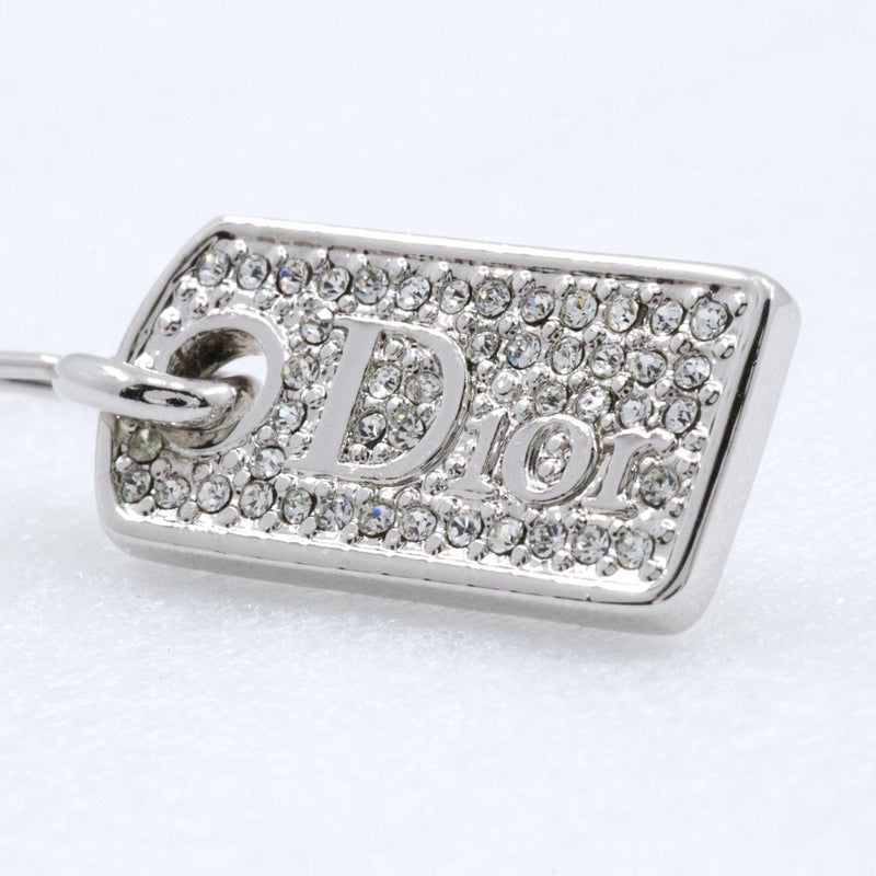 Christian Dior Vintage Logo Metal Silver Bijoux