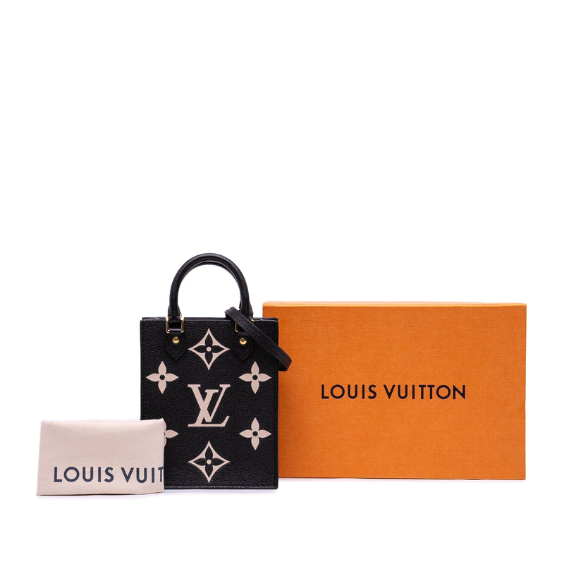 Bicolor Monogram Empreinte Petit Sac Plat - Image 11