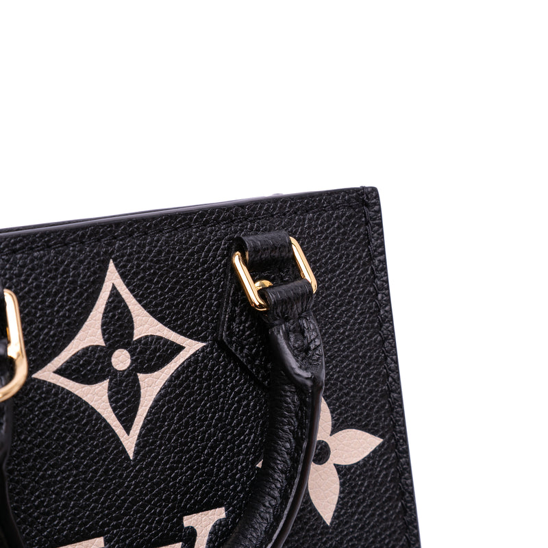 Bicolor Monogram Empreinte Petit Sac Plat - Image 8