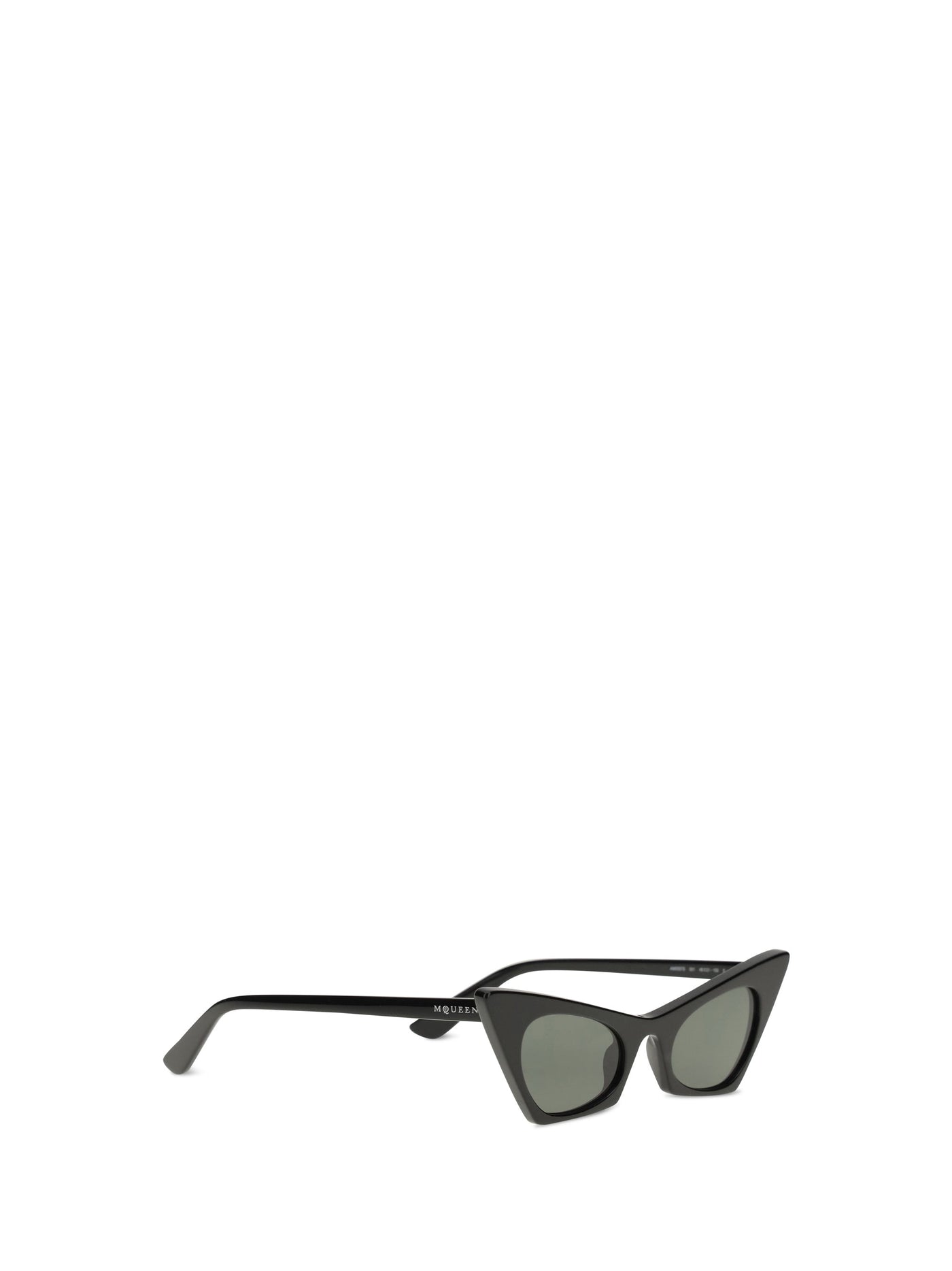 Alexander Mcqueen 856536j0749 Cat-Eye Sunglasses — Black Plastic