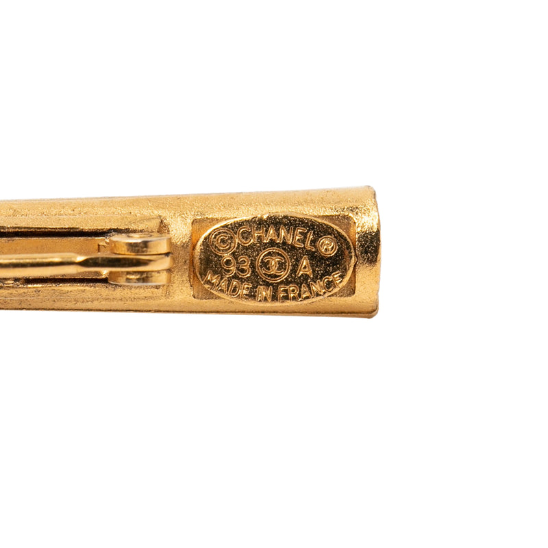 Gold Plated Cambon Paris Arrow Heart Swing Brooch - Image 3