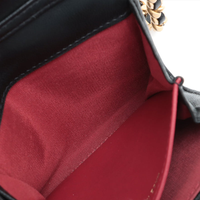 Quilted Lambskin 19 Flap Coin Purse With Chain - Image 3