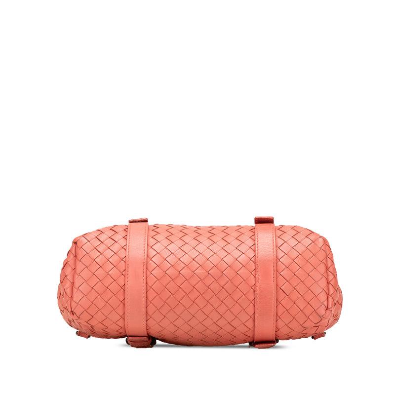 Leather Intrecciato Flap Satchel - Image 3
