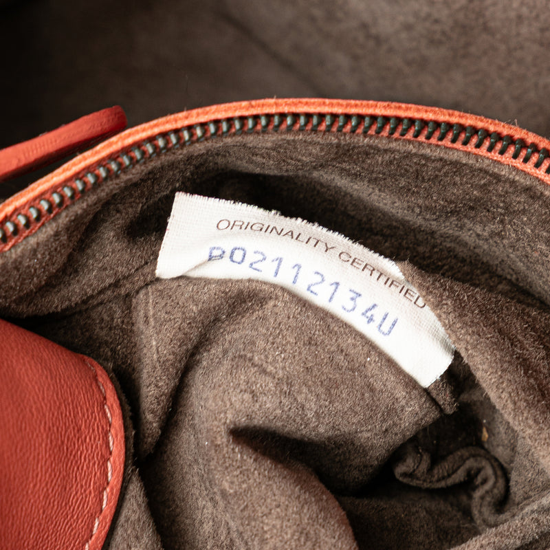 Leather Intrecciato Flap Satchel - Image 6