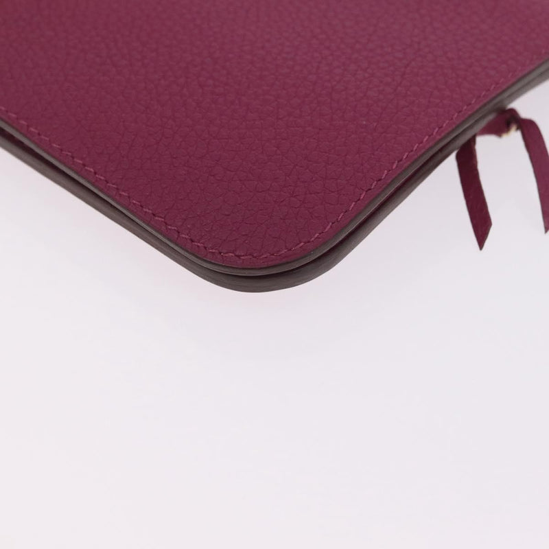 Hermes Dogon Duo Combined Leather Purple Accessory