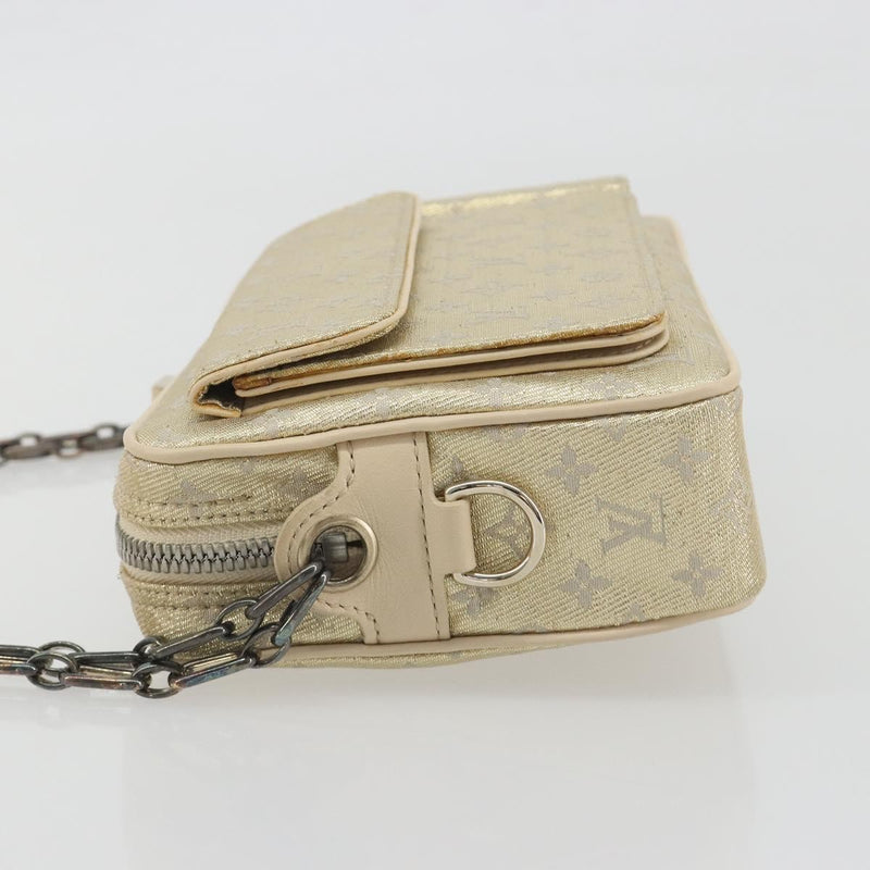 Louis Vuitton Mckenna Mini Lin Gold Canvas Bag