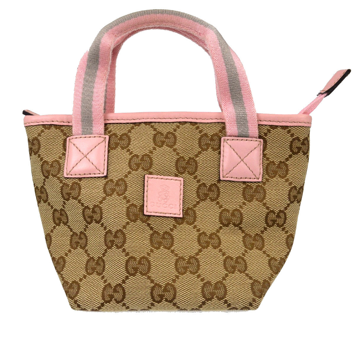 Gucci Kids Web Gg Canvas Beige Bag