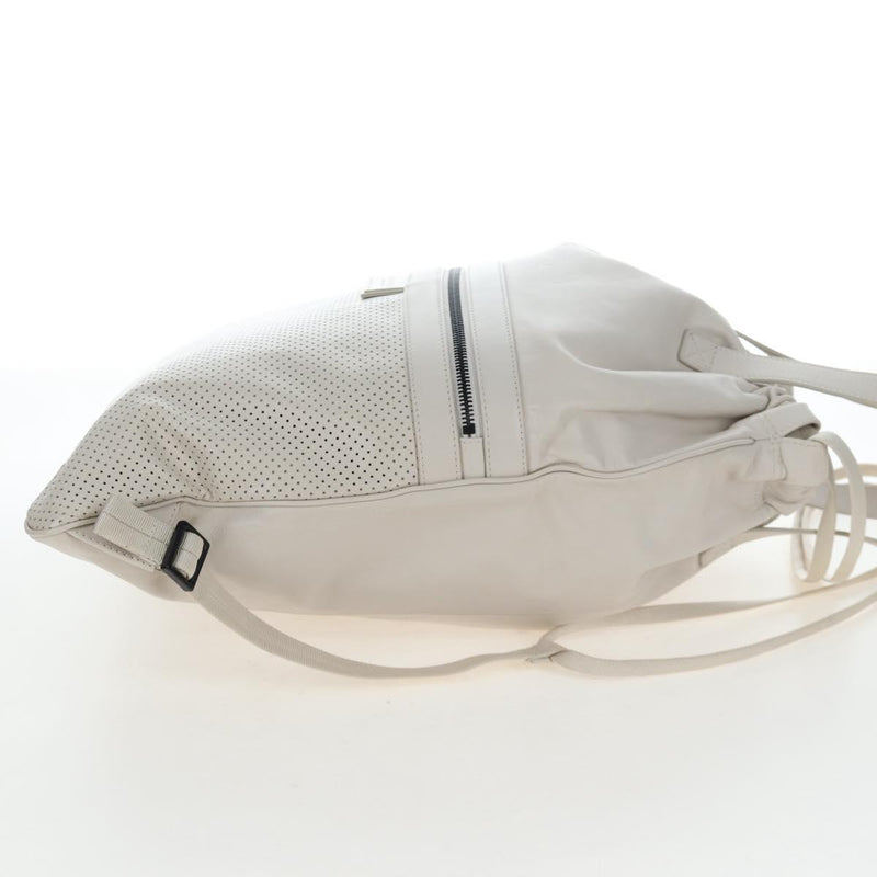 Bottega Veneta Drawstring Perforated Leather Beige Bag