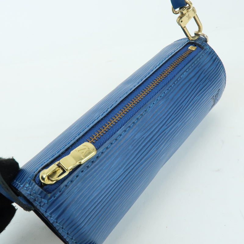 Louis Vuitton Soufflot Epi Leather Blue Bag