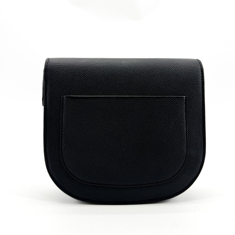 Celine Trotteur Calfskin Black Leather Bag
