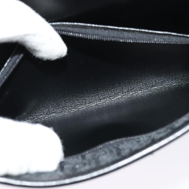 Christian Dior Vintage Trotteur Chain Canvas Black Bag