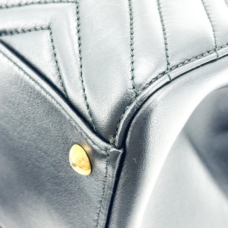 Gucci Gg Marmont Matelasse Leather Black Bag