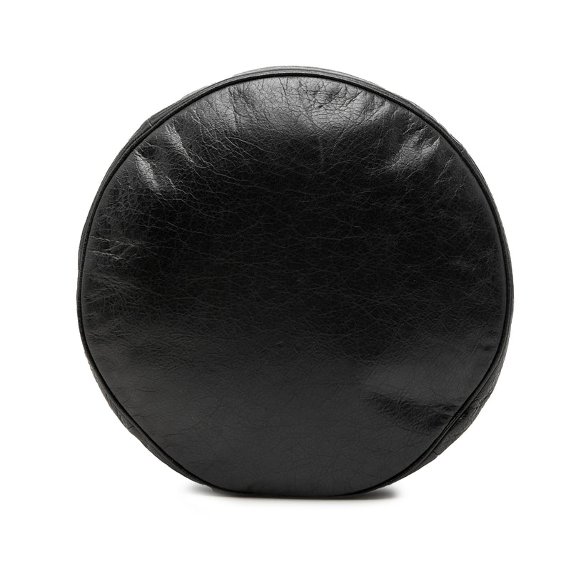 Lambskin Round Arena Air Hobo - Image 3