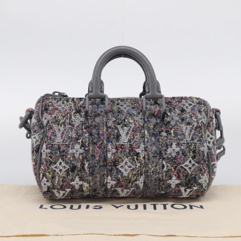 Louis Vuitton Keepall Bandouliere Lv Felt Multicolour Textile Bag