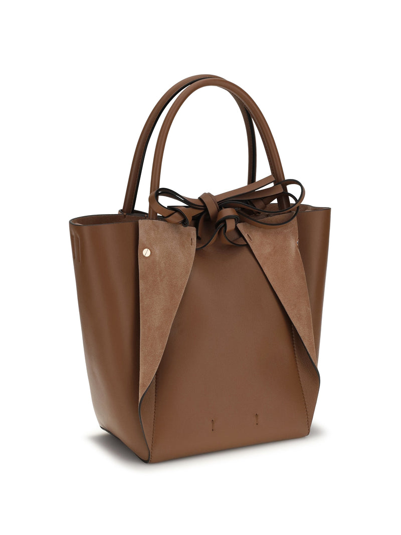 Gabriela Hearst Marija Shoulder Bag — Brown Lamb Ovis Aries