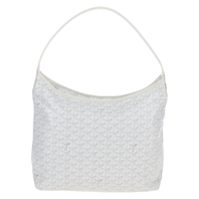 Goyard Boheme Hobo Iridescent Coated Canvas White